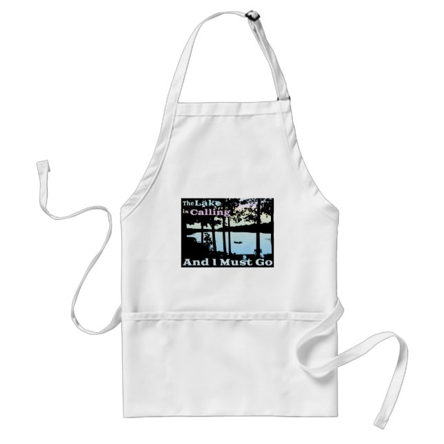 The Lake is Calling and I Must Go Standard Apron (Front)
