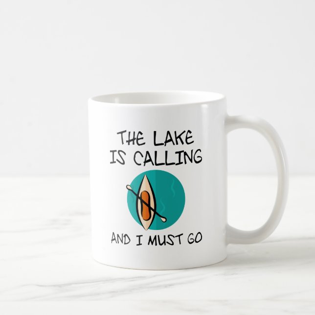 The Lake Is Calling Coffee Mug (Right)