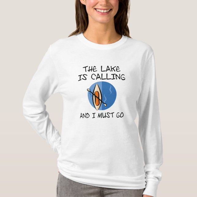The Lake Is Calling T-Shirt (Front)