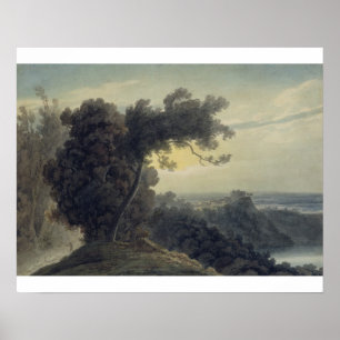 The Lake of Albano and Castle Gandolfo, c.1783-85 Poster