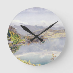 The Lake of Lucerne, Mount Pilatus in the Distance Round Clock