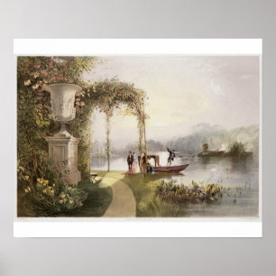 The Lake, Trentham Hall Gardens, from 'The Gardens Poster