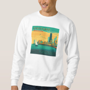 The Lakefront Chicago, Illinois Sweatshirt