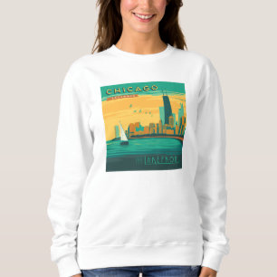 The Lakefront Chicago, Illinois Sweatshirt