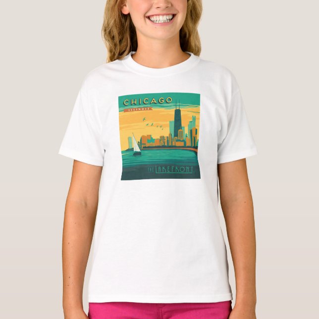 The Lakefront | Chicago, Illinois T-Shirt (Front)