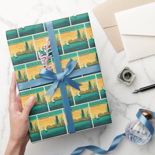 The Lakefront | Chicago, Illinois Wrapping Paper (Gifting)