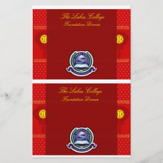 The Lakes College Foundation Dinner table resv