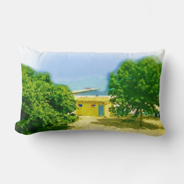 The Lakeshores of Chicago Beach Lumbar Cushion (Front)