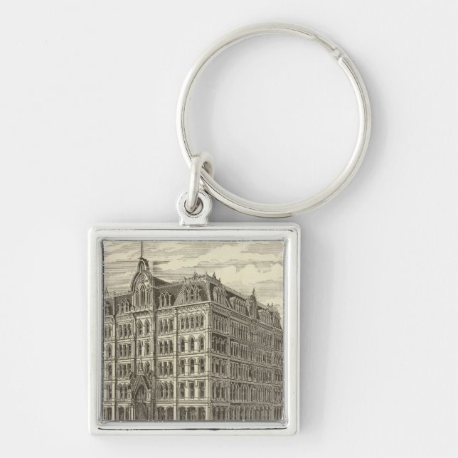 The Lakeside Building, Chicago Key Ring (Front)