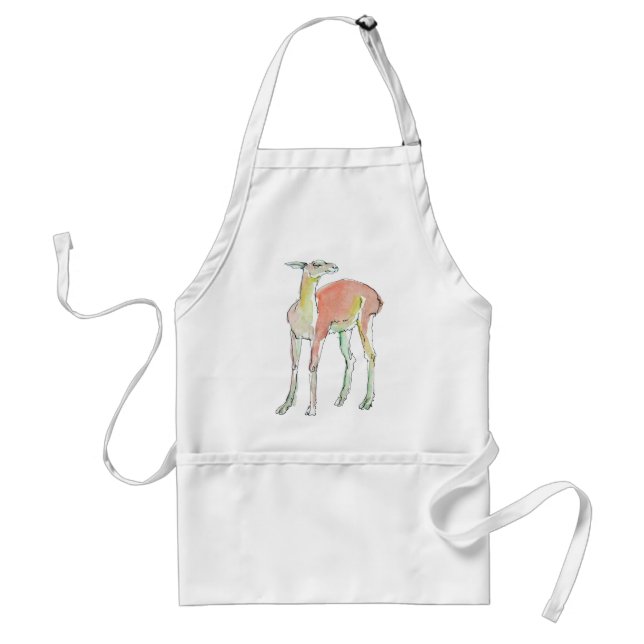 The Lama illustration Standard Apron (Front)