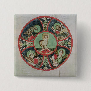 The Lamb of God 15 Cm Square Badge