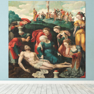 The Lamentation of Christ Canvas Print