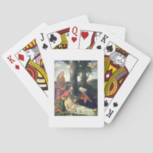 The Lamentation of the Dead Christ Playing Cards