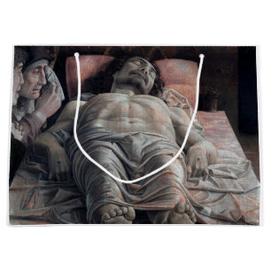 The Lamentation over the Dead Christ, Mantegna Large Gift Bag