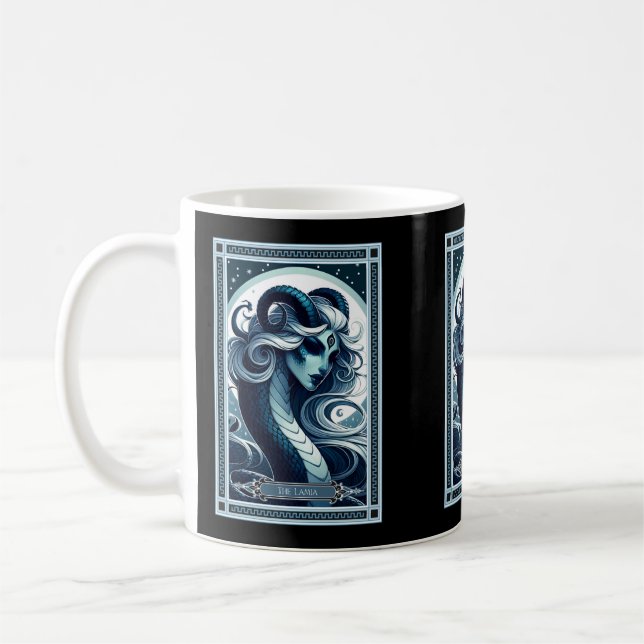 The Lamia Tarot Card Coffee Mug (Left)