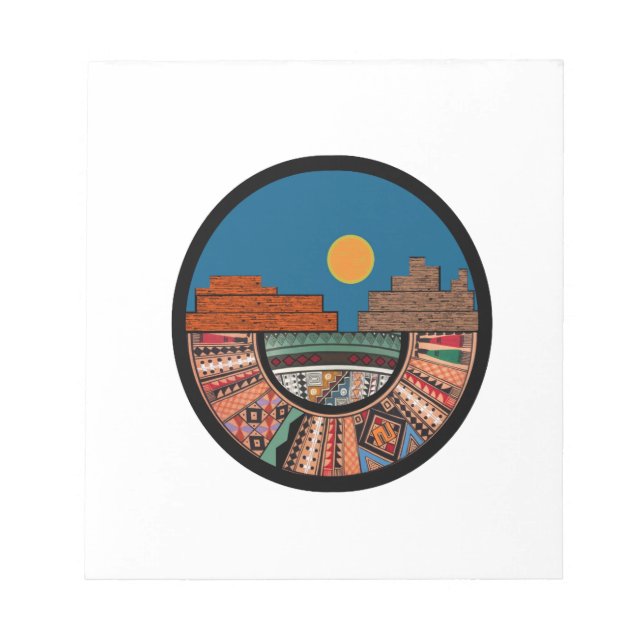 The land  blessed notepad (Front)