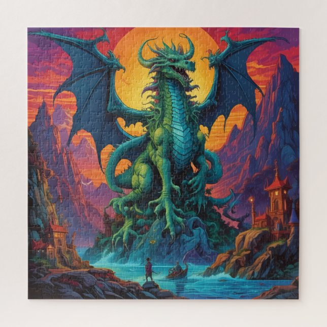 The Land Is the Dragon Jigsaw Puzzle (Vertical)