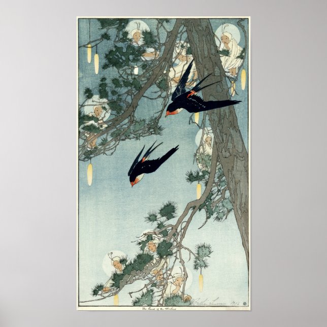The Land of the Bluebird by Bertha Lum Poster (Front)