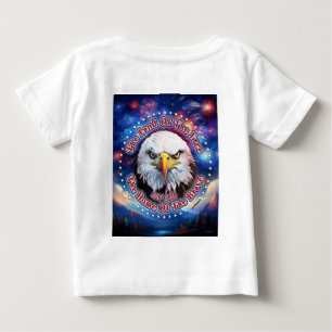 The Land Of The Free Home Brown Eagle Fireworks M Baby T-Shirt