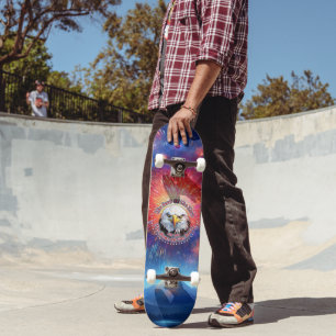 The Land Of The Free Home Brown Eagle Fireworks M Skateboard