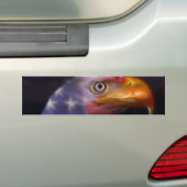 The Land of the Free, Home of the Brave Bumper Sticker (On Car)