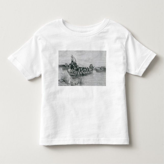 The Landing of Cadillac Toddler T-Shirt (Front)