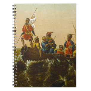 The Landing of Columbus, c.1837 (oil on canvas) Notebook