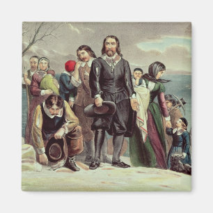 The Landing of the Pilgrims at Plymouth Magnet
