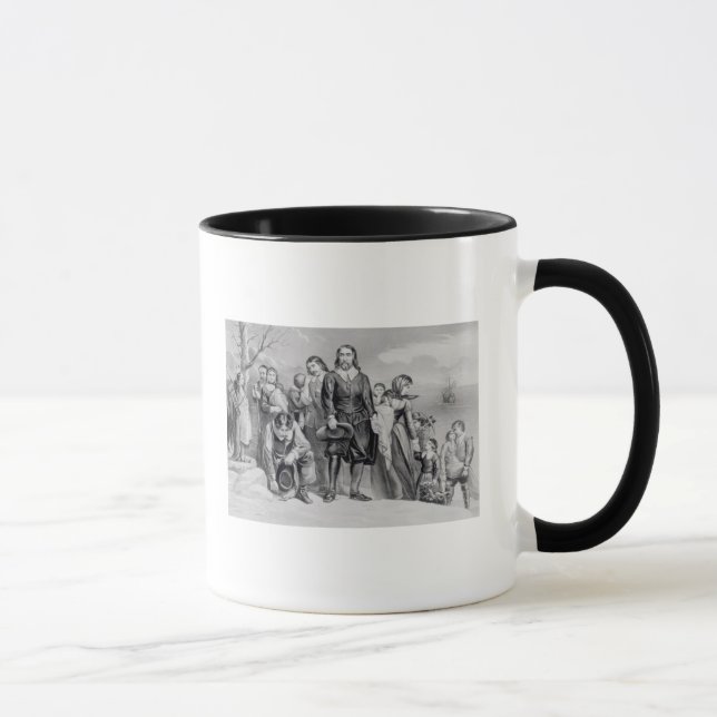 The Landing of the Pilgrims Mug (Right)