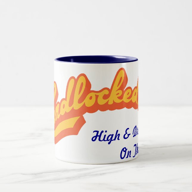 The LANDLOCKED! Script Oversized Mug (Center)
