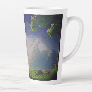 The Landscape Of An Alien World Latte Mug