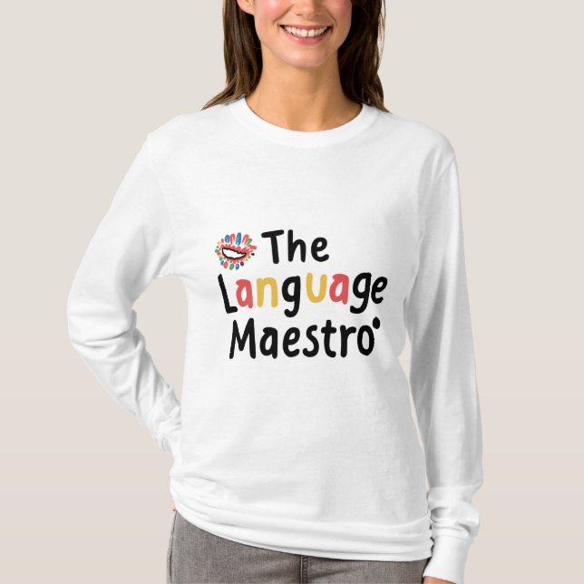 The Language Maestro T-Shirt (Front)