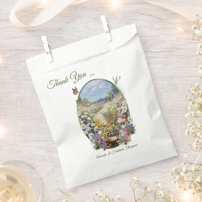 The Language of Flowers Favour Bags (Clipped)