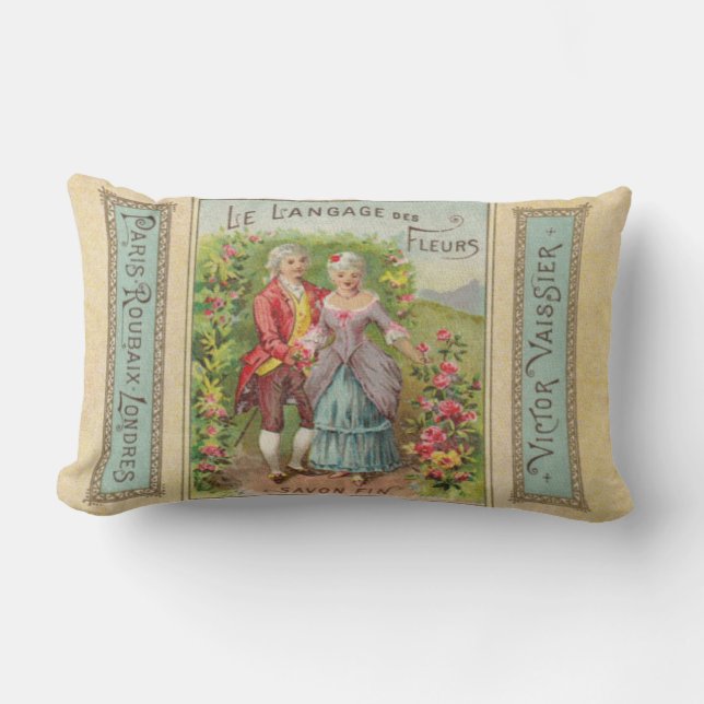 The Language of Flowers Lumbar Pillow (Front)
