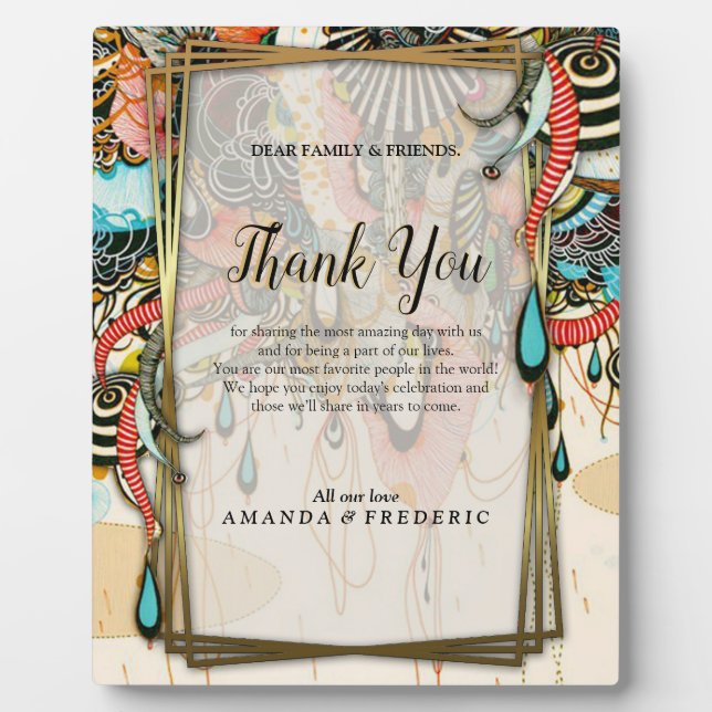 The Language of Light - Doodling Art  Plaque (Front)