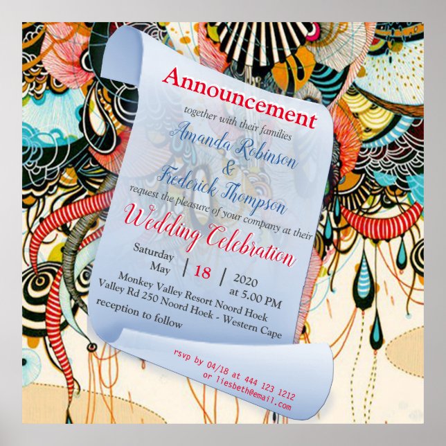 The Language of Light - Doodling Art  Poster (Front)