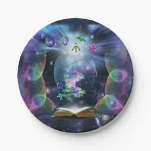 The Language of Light Paper Plate