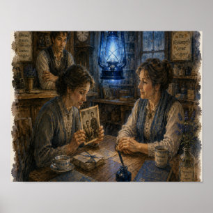 The Lantern That Flickered Blue: Plate RH-WC-B2-00 Poster