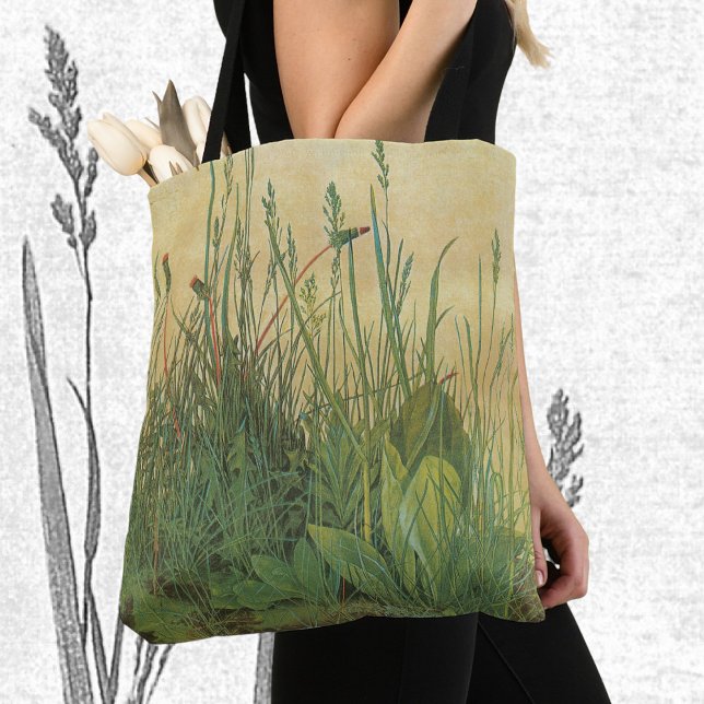 The Large (Great) Piece of Turf by Albrecht Durer Tote Bag (Creator Uploaded)