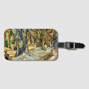 The Large Plane Trees By Vincent Van Gogh Luggage Tag