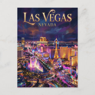 The Las Vegas Strip USA Postcard