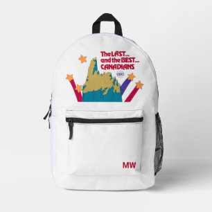 The Last and the Best Canadians Printed Backpack