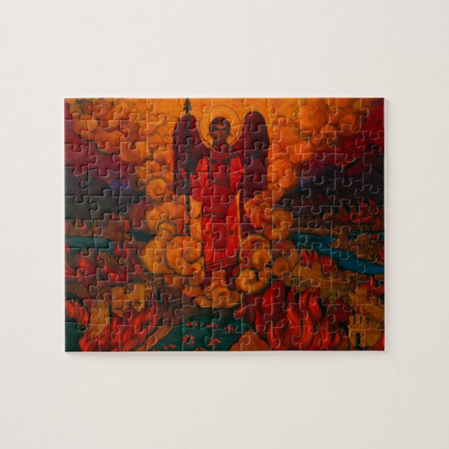 The Last Angel by Nicholas Roerich Jigsaw Puzzle (Horizontal)