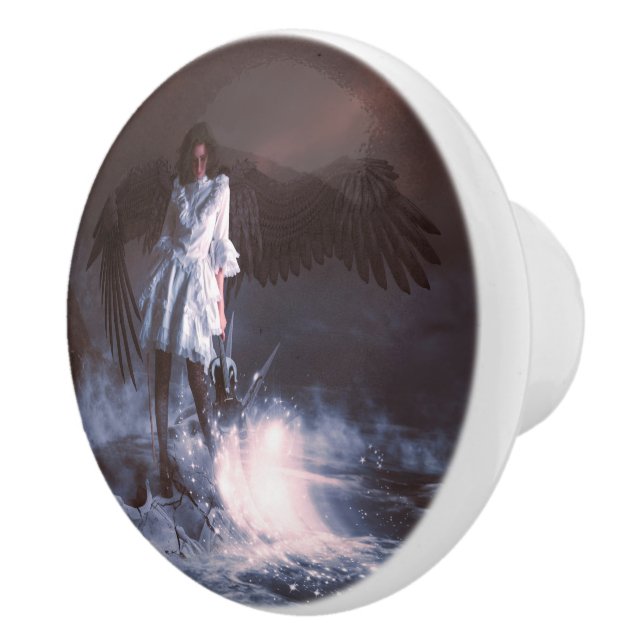 The Last Angel Ceramic Knob (Right)