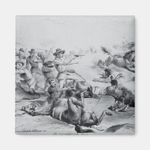 The Last Battle of General Custer Magnet