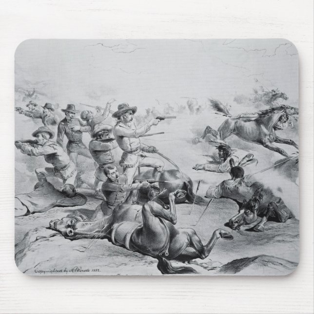 The Last Battle of General Custer Mouse Pad (Front)