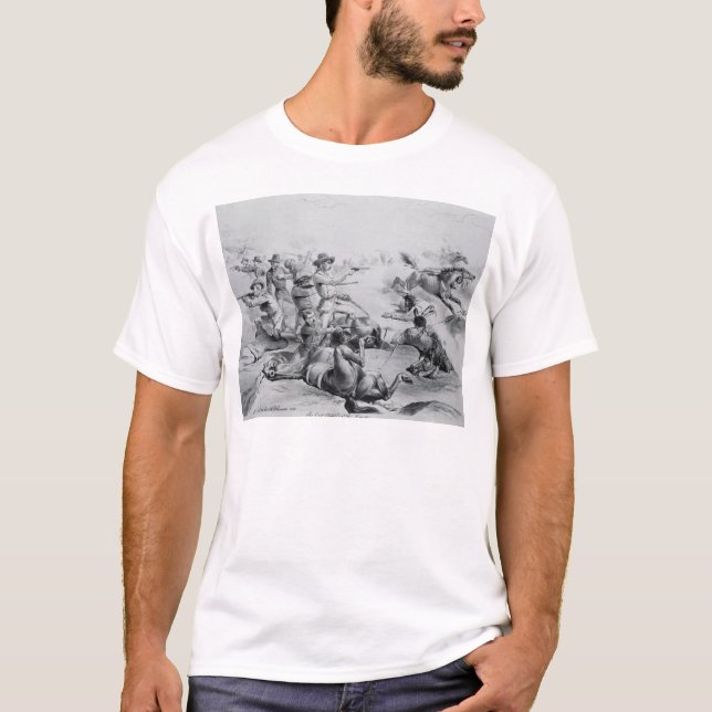 The Last Battle of General Custer T-Shirt (Front)