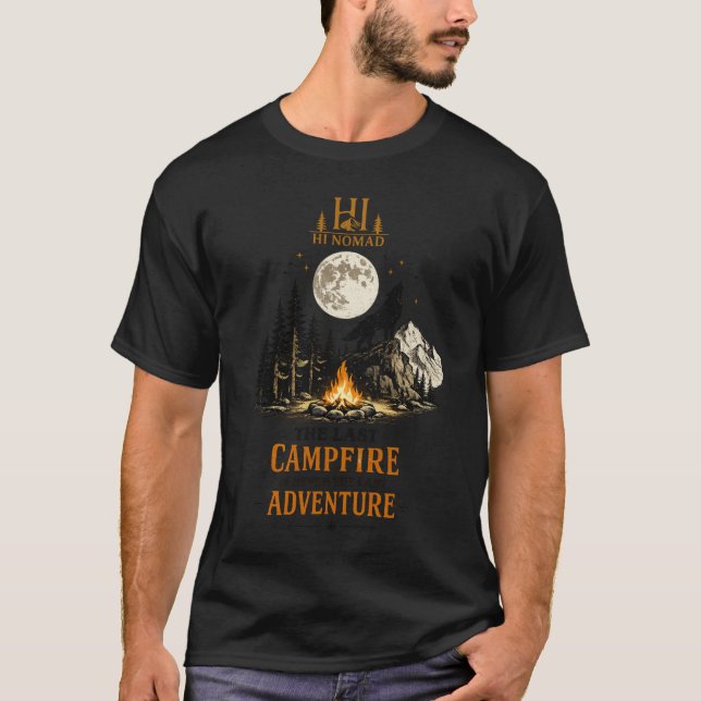 The Last Campfire Adventure - Howling Wolf Wildern T-Shirt (Front)