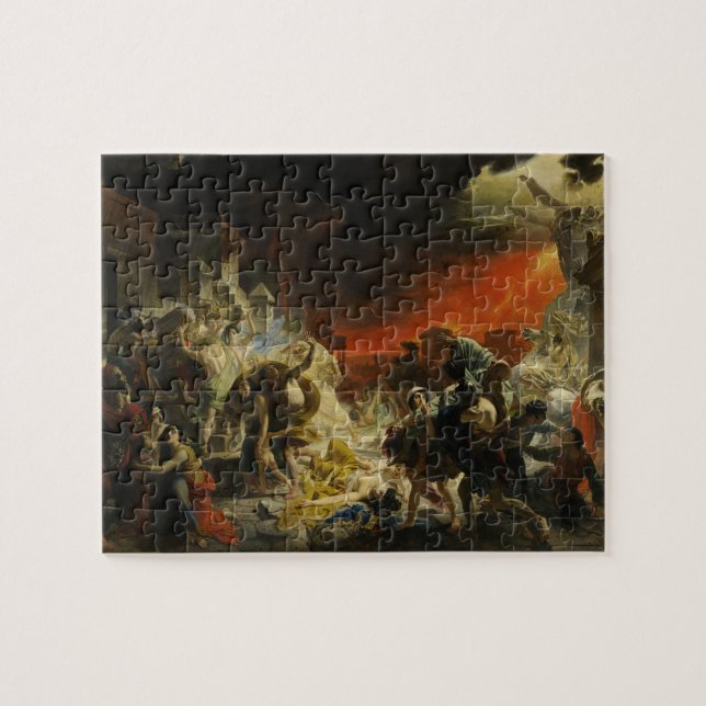 The Last Day of Pompeii by Karl Briullov Vesuvius Jigsaw Puzzle (Horizontal)