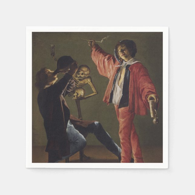 The Last Drop of Beer Before the Party Ends Napkin (Front)